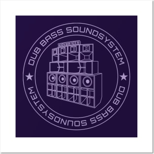 Dub Bass Soundsystem Speakers Posters and Art